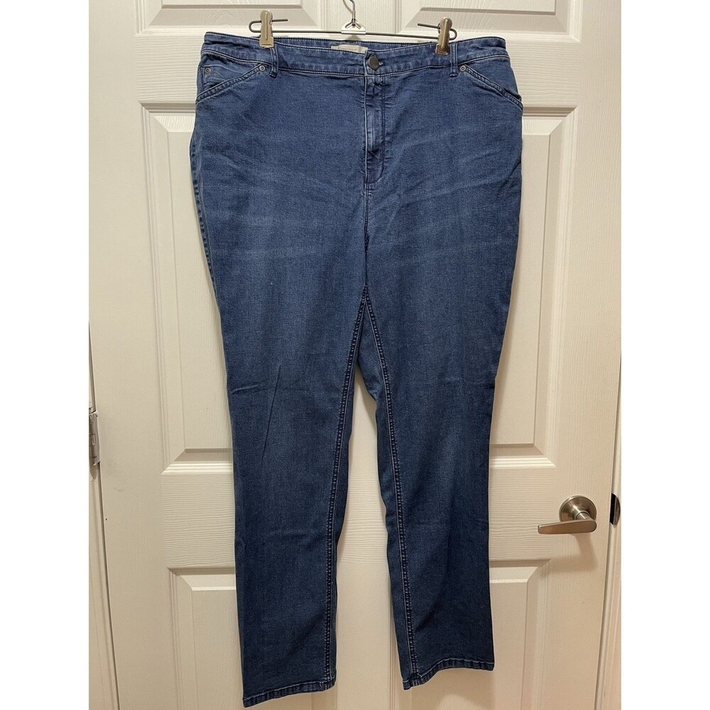 J. Jill Jeans Slim Leg Size 18 Blue Stretch Tried & True Fit Denim